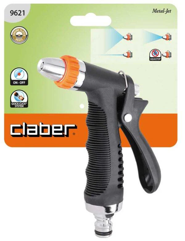 Lancia a pistola in Metallo Cromato con Impugnatura Ergonomica - Image 2