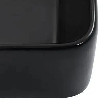 Lavandino 40x30x13 cm in Ceramica Nero - Image 2