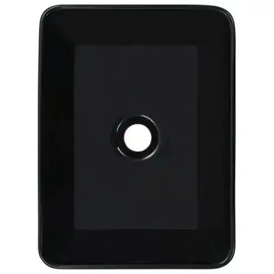 Lavandino 40x30x13 cm in Ceramica Nero - Image 4