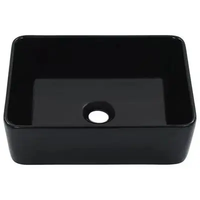 Lavandino 40x30x13 cm in Ceramica Nero - Image 5