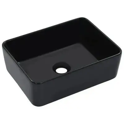 Lavandino 40x30x13 cm in Ceramica Nero - Image 6