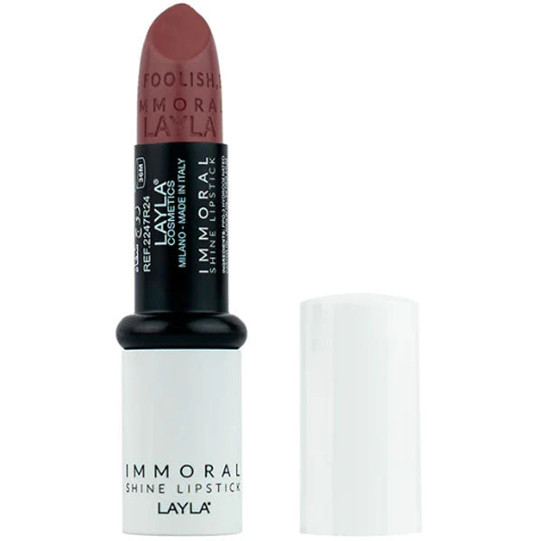 LAYLA IMMORAL SHINE LIPSTICK ROSSETTO POOL NIGHT 07