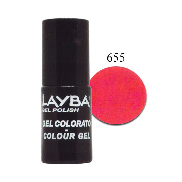 LAYLA LAYBA SMALTO SEMIPERMANENTE GEL POLISH PUNCHY CORAL 655