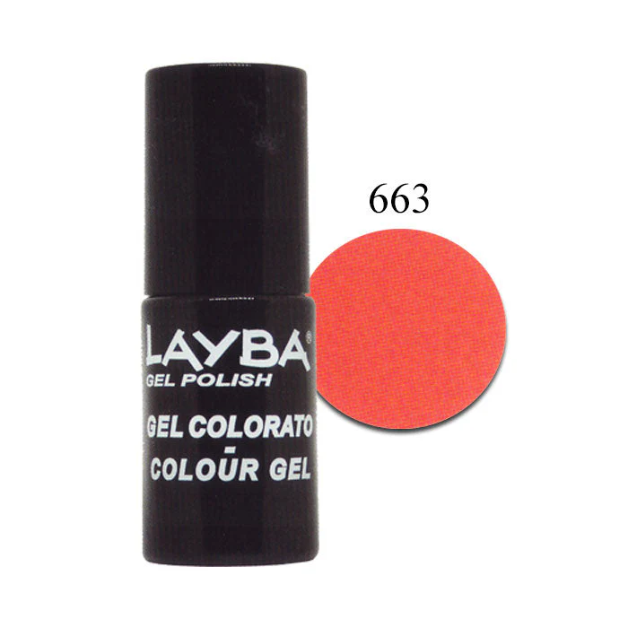 LAYLA LAYBA SMALTO SEMIPERMANENTE GEL POLISH RED PRESSURE 663