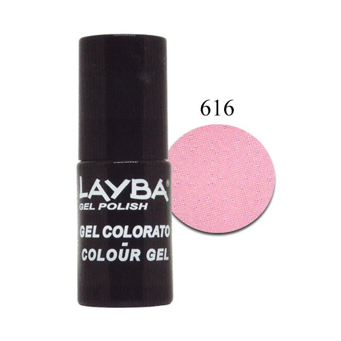 LAYLA LAYBA SMALTO SEMIPERMANENTE GEL POLISH THINK IN PINK 616