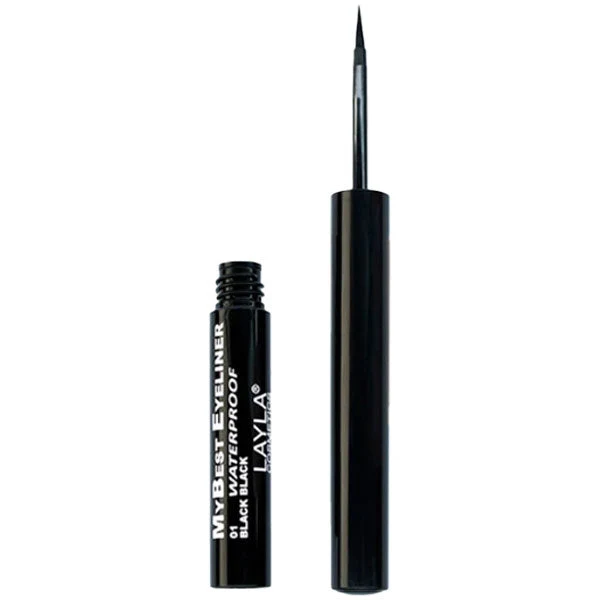 LAYLA MY BEST EYELINER MATITA EYELINER WATERPROOF PEARLY BLACK 2 - Image 2