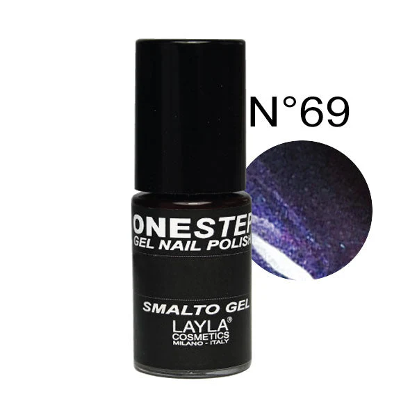 LAYLA ONE STEP GEL NAILPOLISH PURPLE PANIC 69
