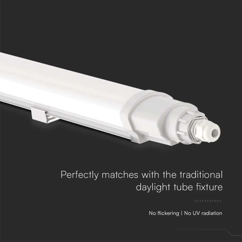 V-Tac Plafoniera LED 36W 120cm IP65 4000K Collegabile Serie L - Image 6
