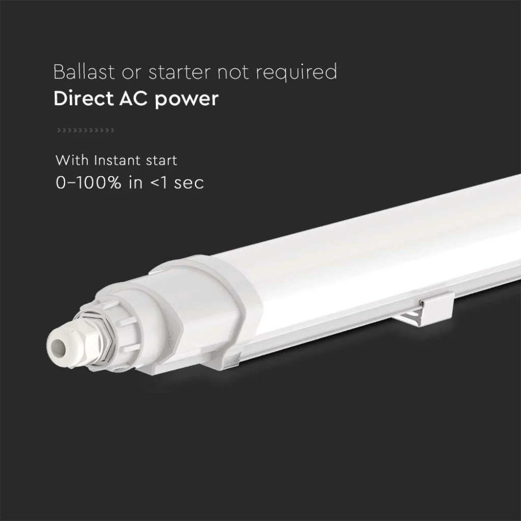 V-Tac Plafoniera LED 18W 60cm IP65 4000K Collegabile Serie L - Image 5