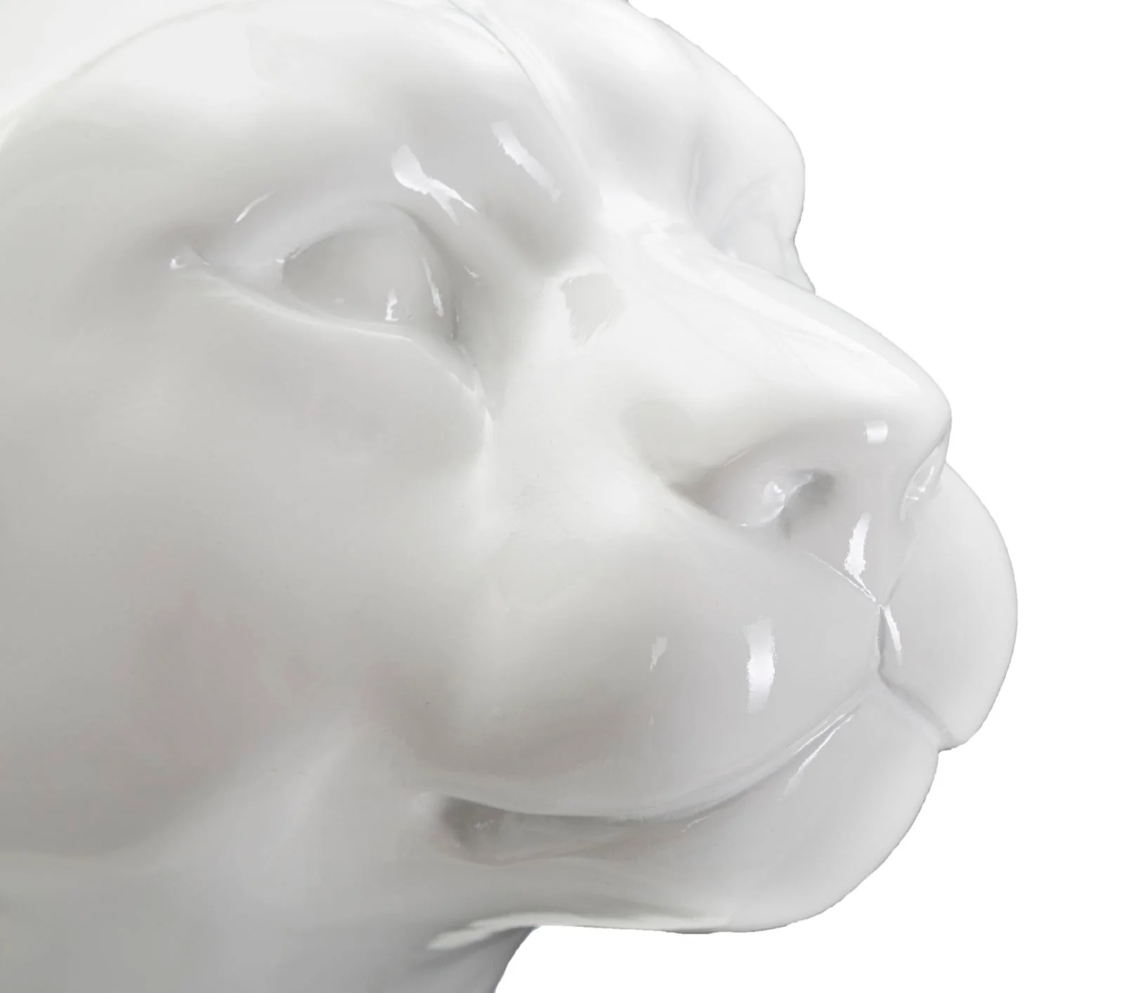 Statua di Leopardo Elegante Seduto 27x38x74 cm - Image 4