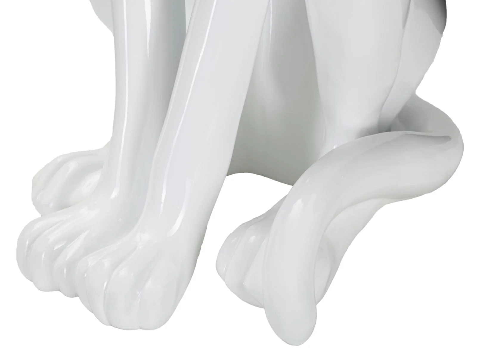 Statua di Leopardo Elegante Seduto 27x38x74 cm - Image 5