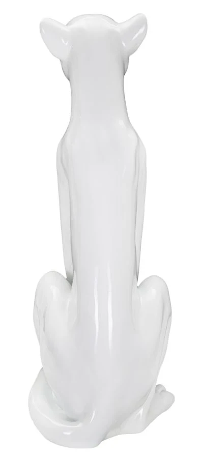 Statua di Leopardo Elegante Seduto 27x38x74 cm - Image 6