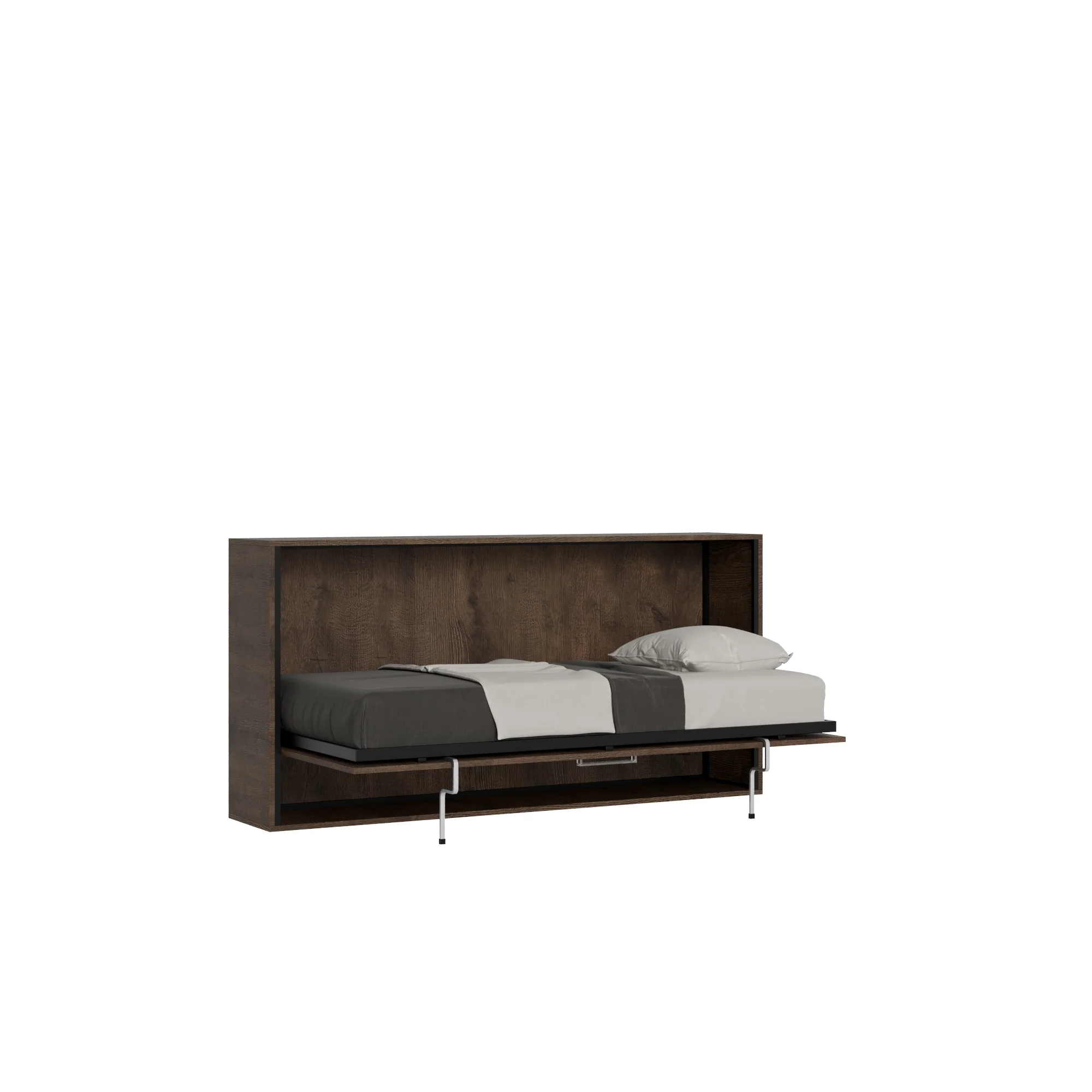 Letto a scomparsa singolo orizzontale Kando con materasso - Image 20
