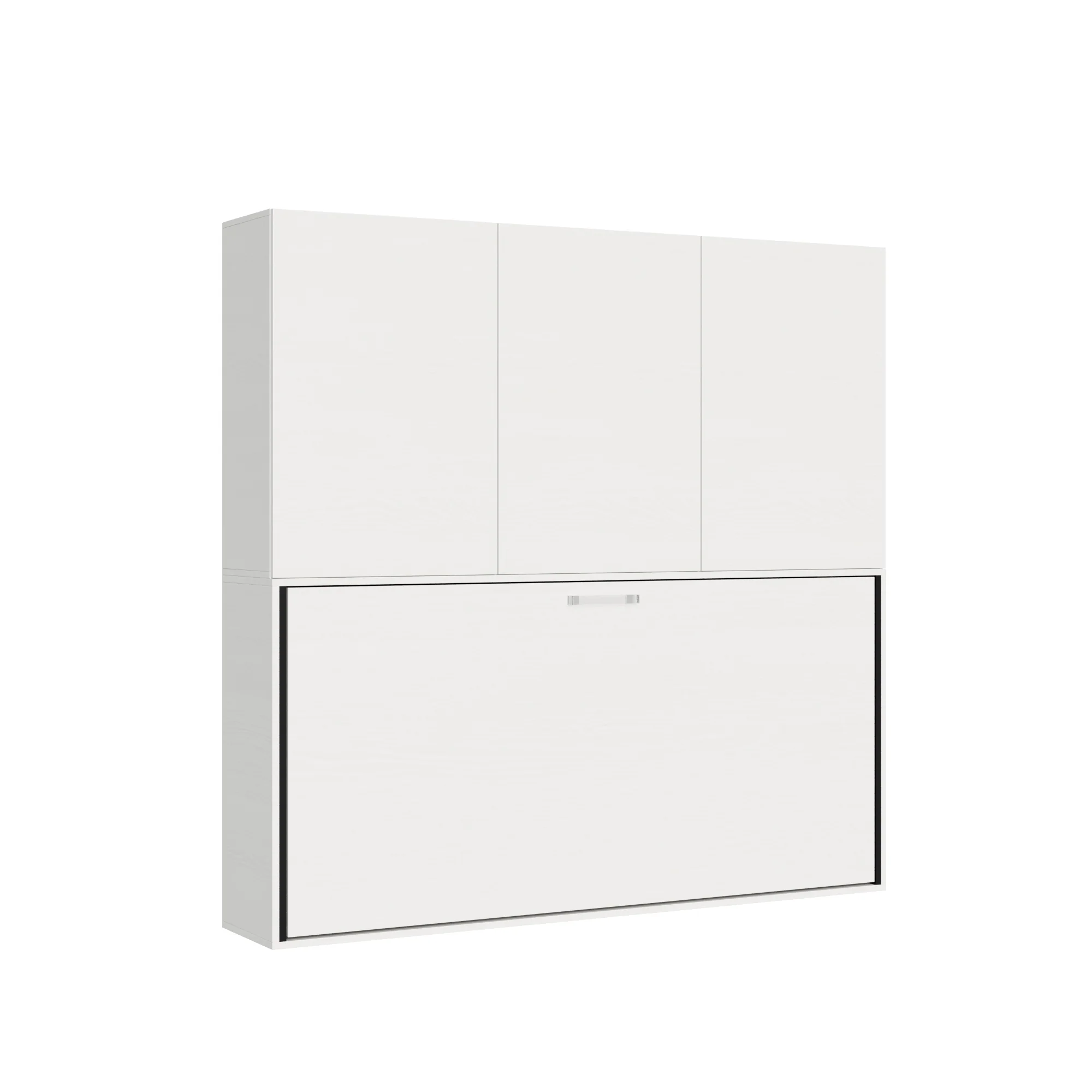 Letto a scomparsa singolo orizzontale Kando con materasso e composizioni disponibili - Image 29