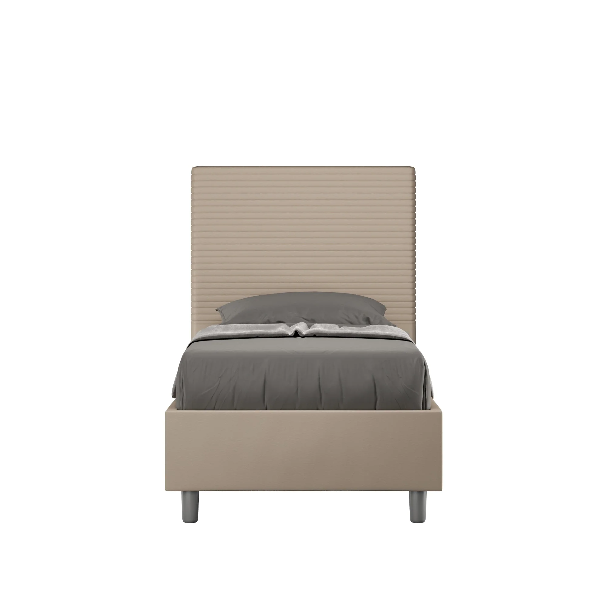 Letto singolo imbottito similpelle Focus - Image 5