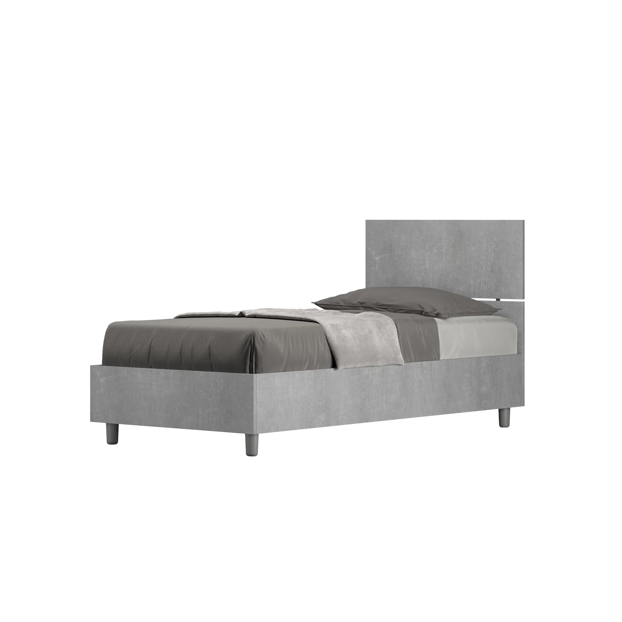 Letto Singolo 80x190 Demas con Rete Contenitore e Stile Minimalista - Image 13