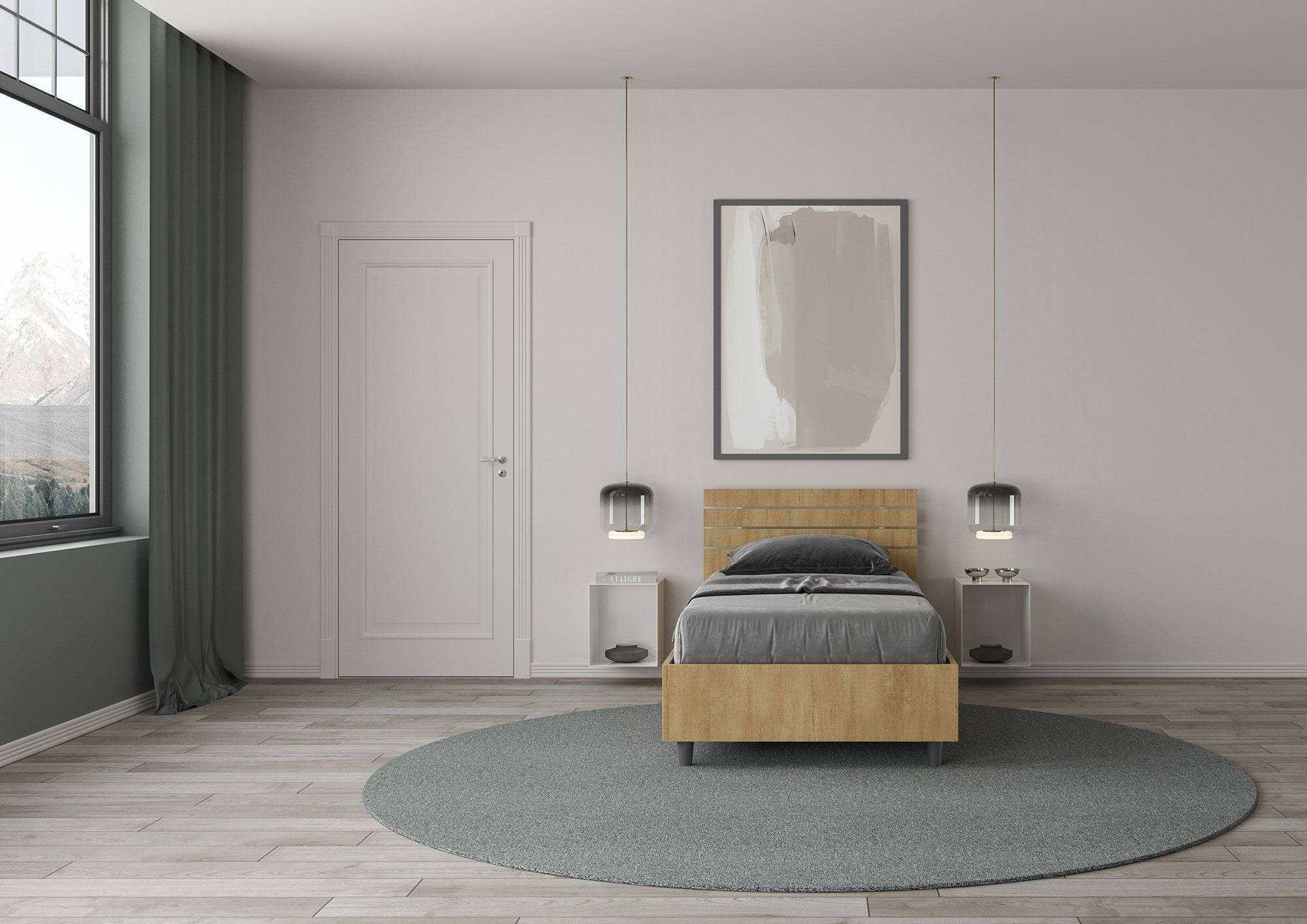 Letto singolo Ankel 80x190 cm - Con contenitore o rete a doghe - Image 11
