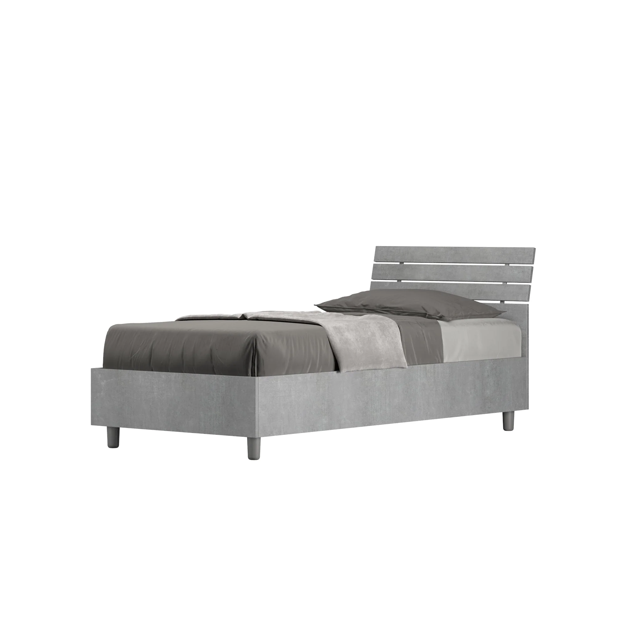 Letto singolo Ankel 80x190 cm - Con contenitore o rete a doghe - Image 13