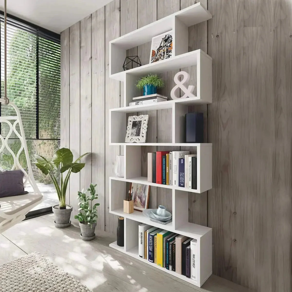 Libreria Alta Athena 192Hx80X25 Bianco - Image 4