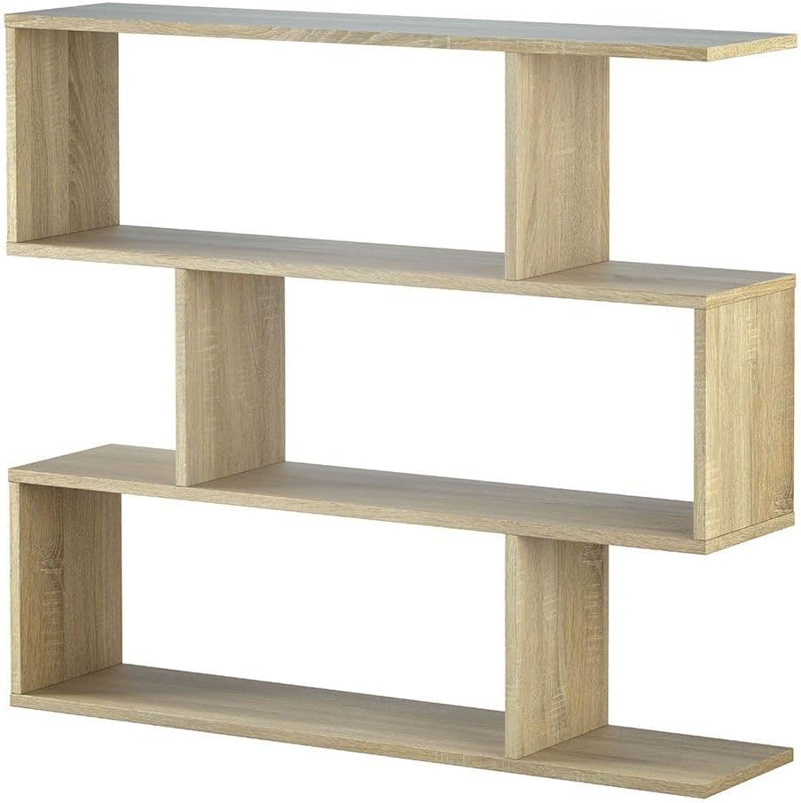 Libreria componibile bassa Athena - 110x97x24 cm, colore canadian - Image 5