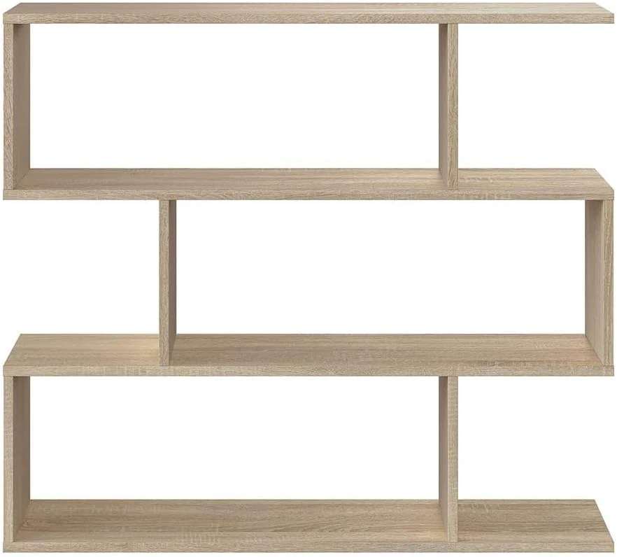 Libreria componibile bassa Athena - 110x97x24 cm, colore canadian - Image 6
