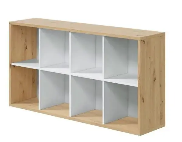 Libreria cubi rovere nodi-bianco - Image 2