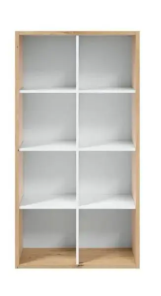 Libreria cubi rovere nodi-bianco - Image 3