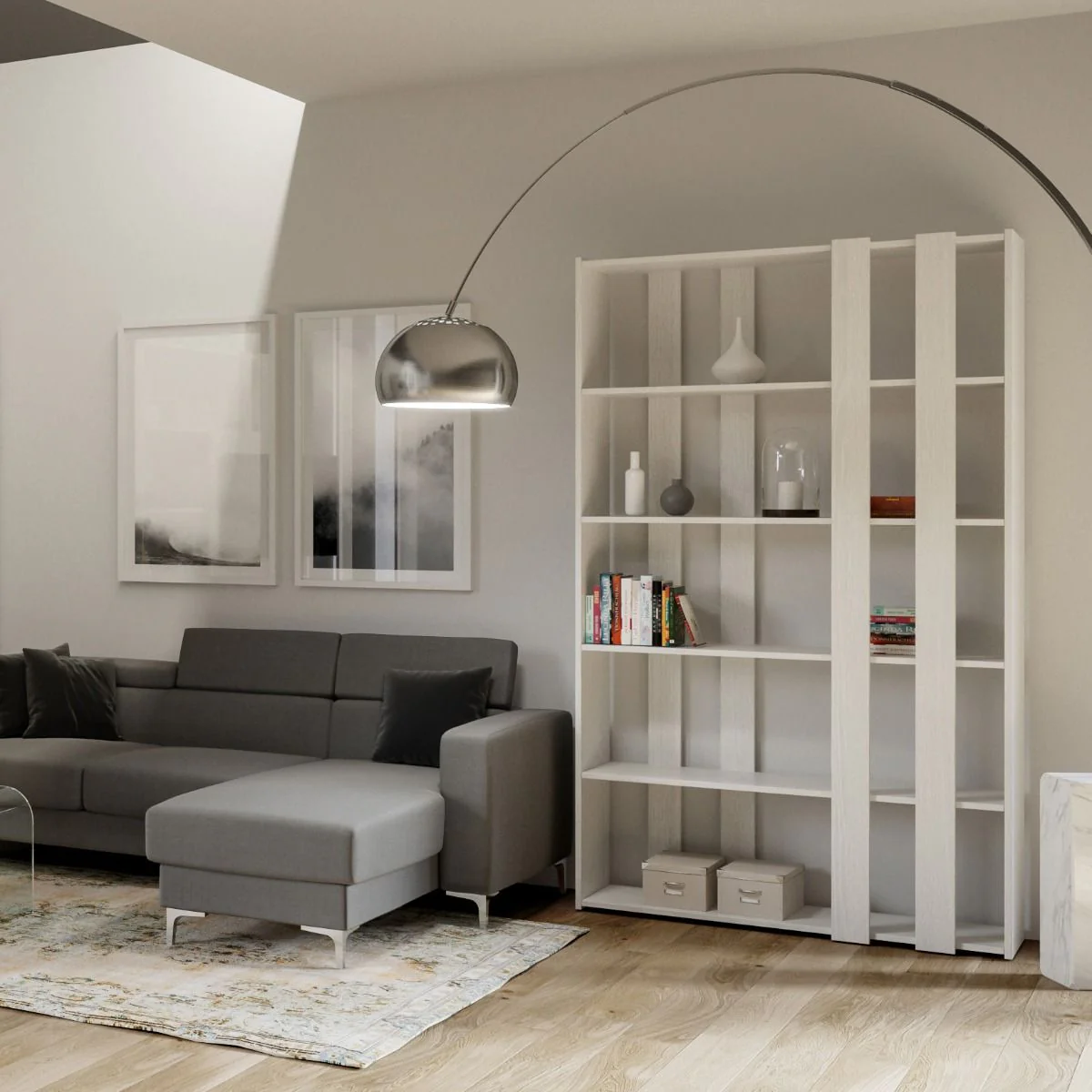 Libreria Kato Small: Eleganza Versatile per Ambienti Compatti
