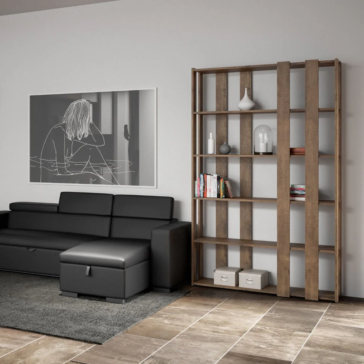 Libreria Kato Small: Eleganza Versatile per Ambienti Compatti - Image 9