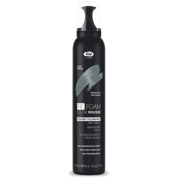 LISAP RE.FOAM MOUSSE COLORANTE CAPELLI GRIGIO INTENSO 200 ML