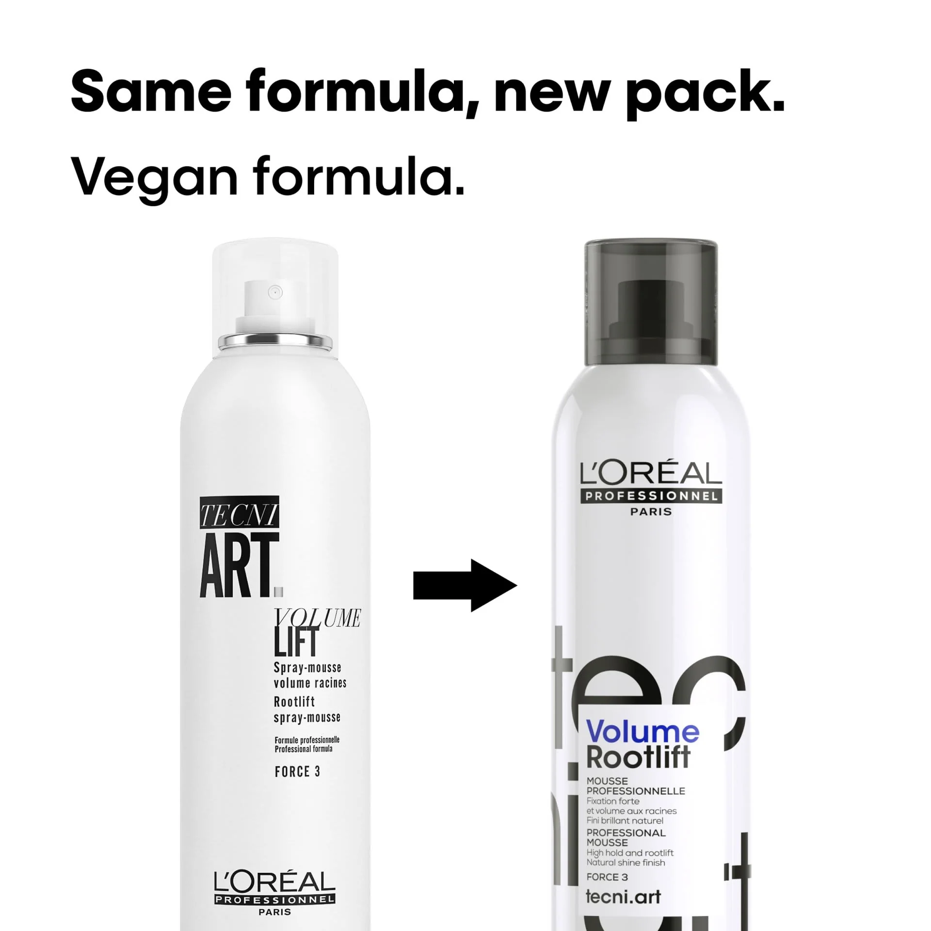L'OREAL TECNI ART VOLUME LIFT SPRAY MOUSSE FORCE 3 250 ML - Image 2
