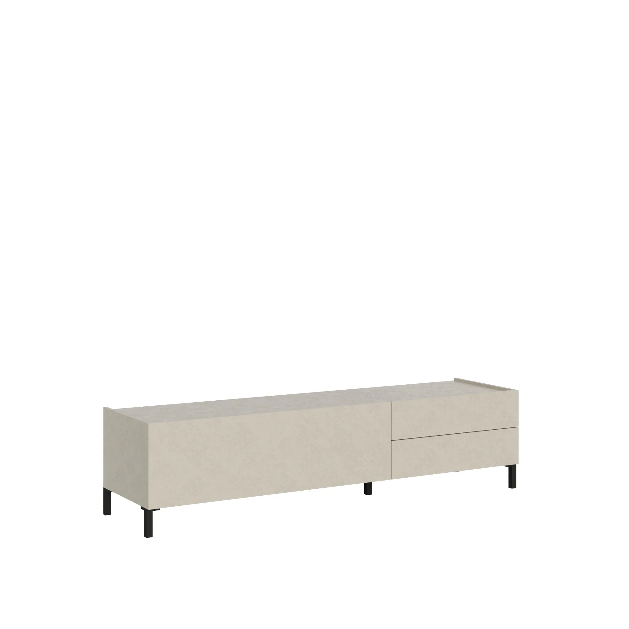 Madia e Credenza Solaria cashmere con ante e cassetti - Image 11