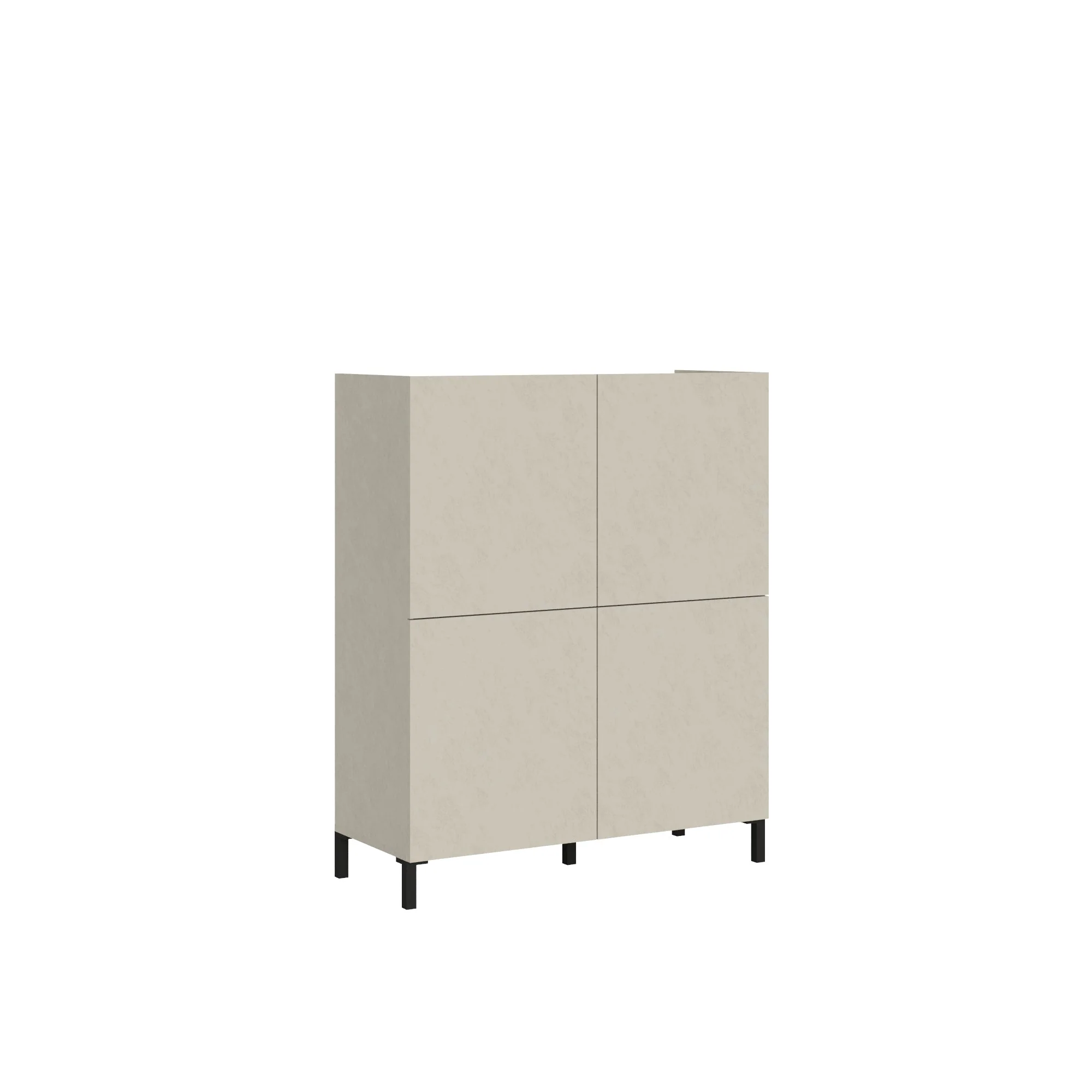 Madia e Credenza Solaria cashmere con ante e cassetti - Image 16