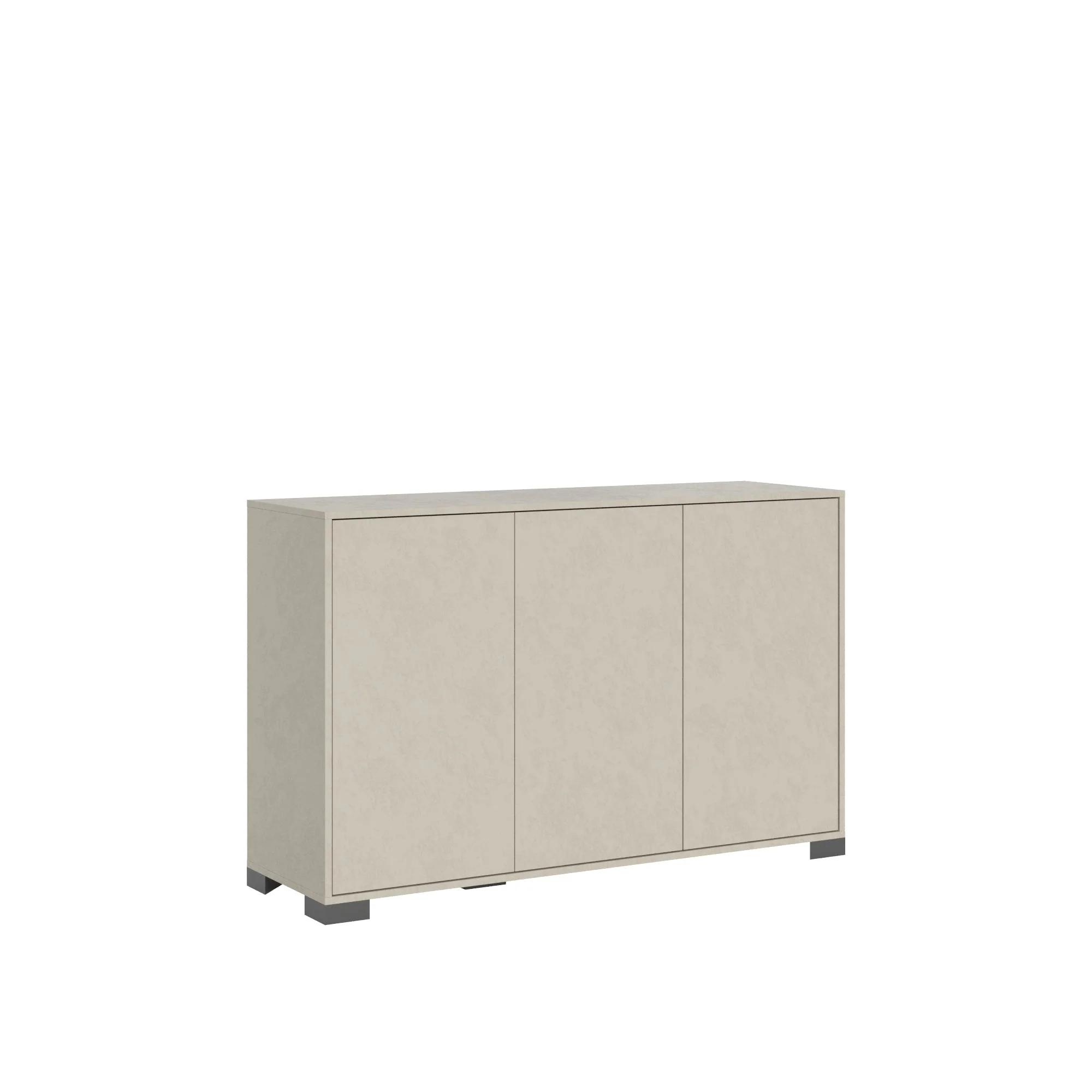 Madia e Porta TV Lumina con ante in bianco lucido e cashmere - Image 27