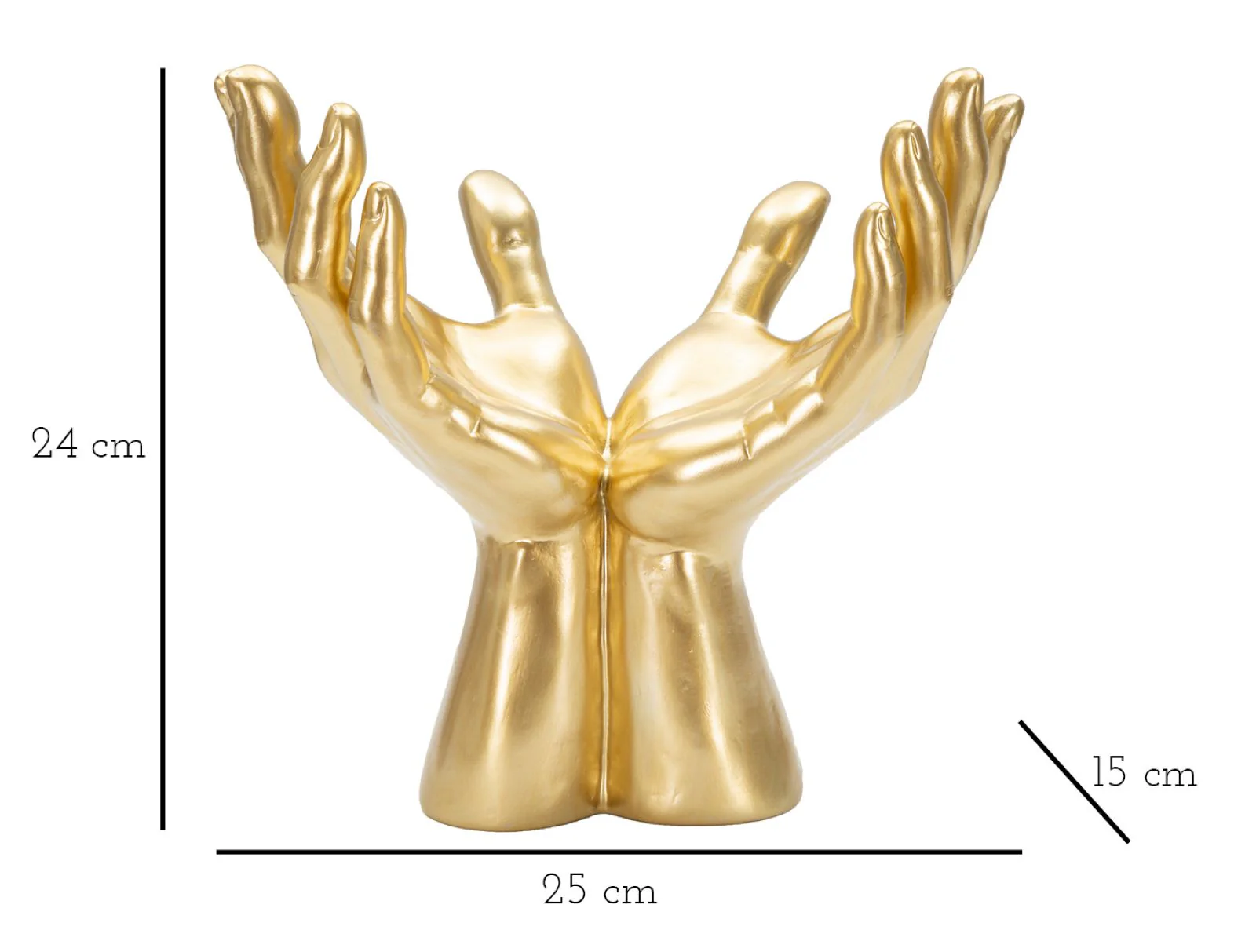 Statua Mani della Pace 25x15x24 cm - Image 7