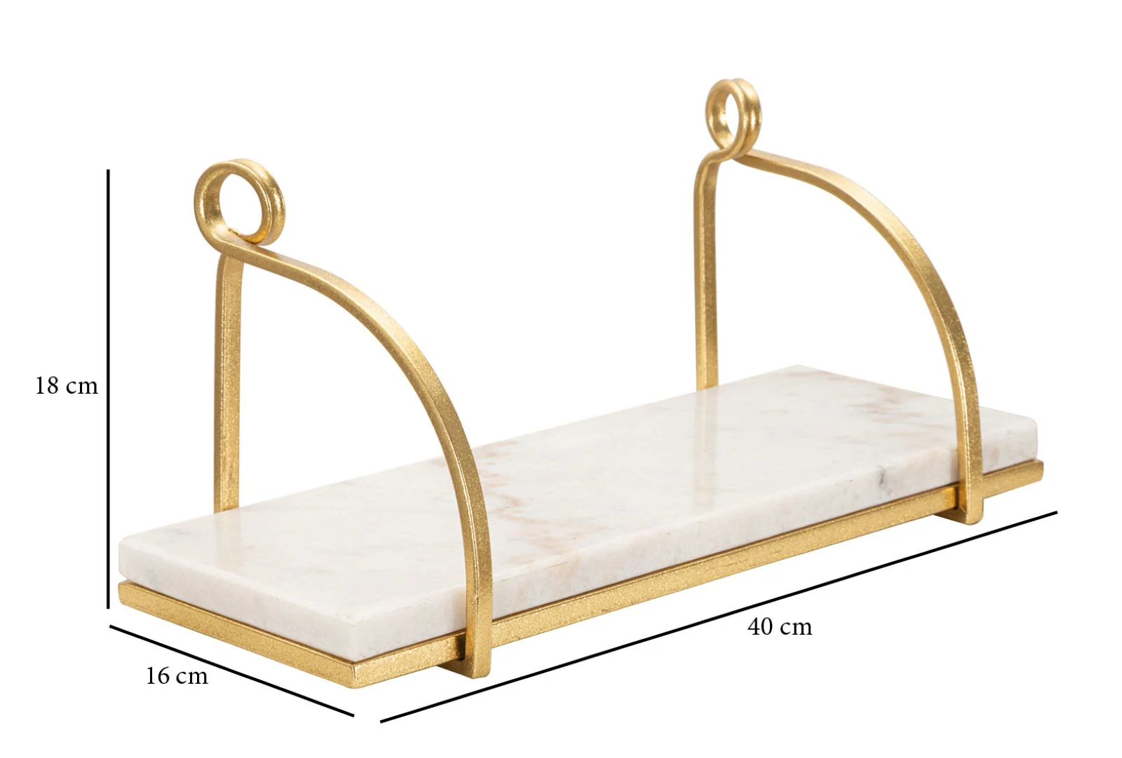 Mensola in Marmo da Parete 40x16x18 cm Elegante e Funzionale - Image 6