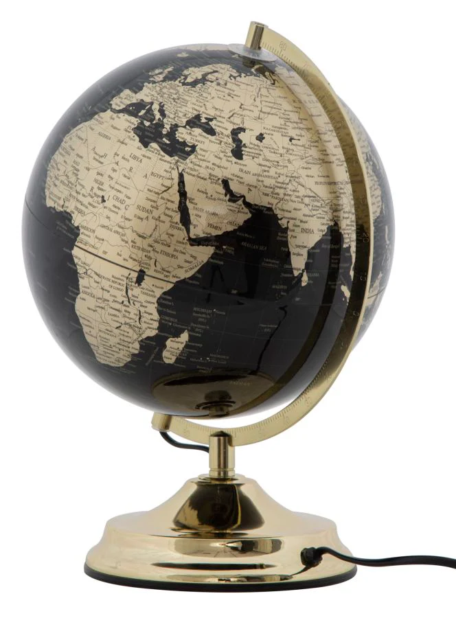 Mappamondo Elegante con Illuminazione - Ø 25x38 cm - Image 2