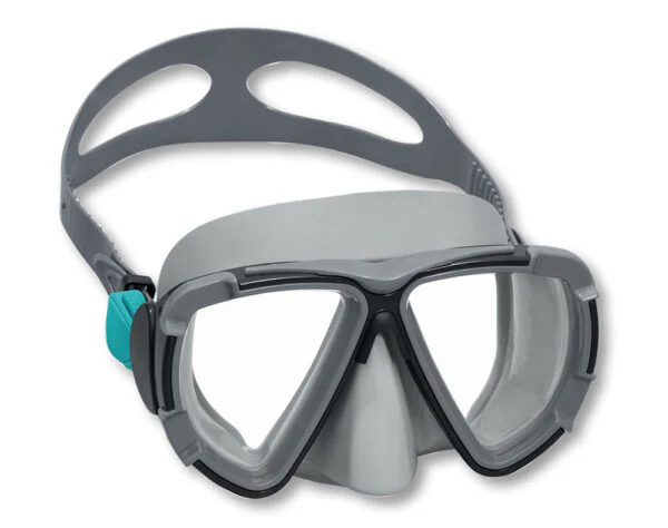 Maschera Snorkeling Blackstripe 14+ Anni, Lenti UV, Regolabile, 3 Colori - Image 2