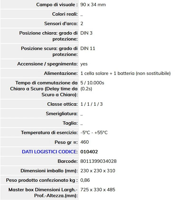 Maschera per Saldare Deca Elettronica - DIN 3/11, MMA MIG MAG TIG - Image 3