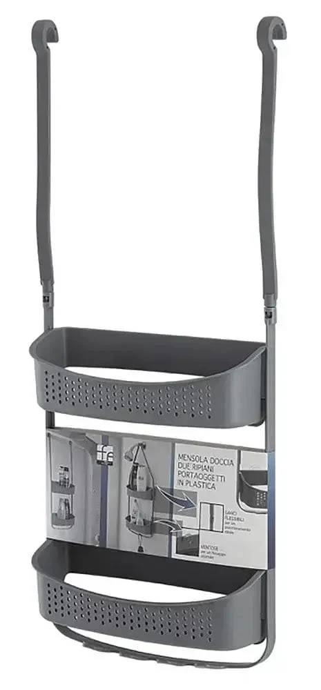 Mensola doccia 2 rip.plastic.grigio