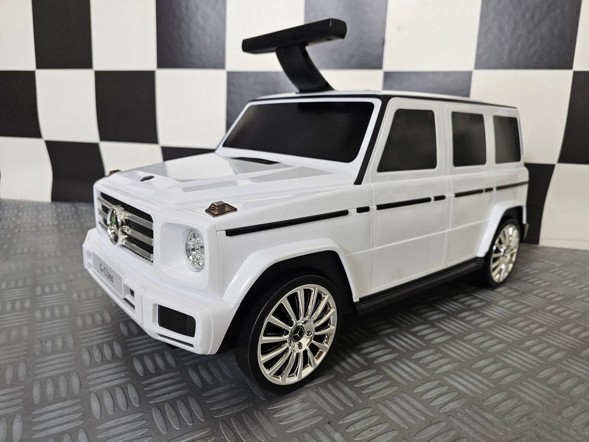 Valigia Trolley per Bambini Mercedes – Bianca - Image 2