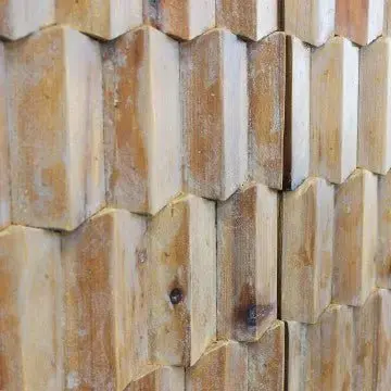 Mobile Amias: Bianco con Decorazione Color Naturale, cm 90x50x150 - Image 6