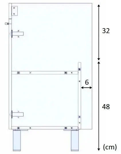 Mobile Bagno Bianco con Specchio 60x45x80 cm - Image 6