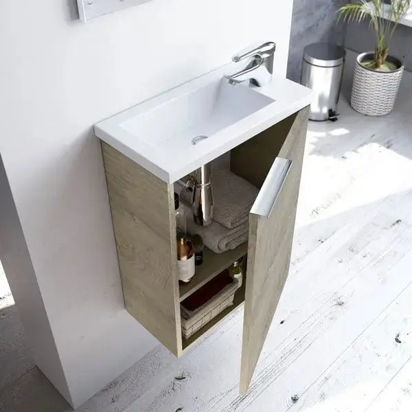 Mobile Bagno Compact Rovere 40X22X58H - Image 2