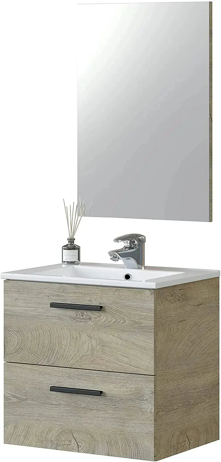 Mobile Bagno Sospeso 60X45X60H Rovere Alaska