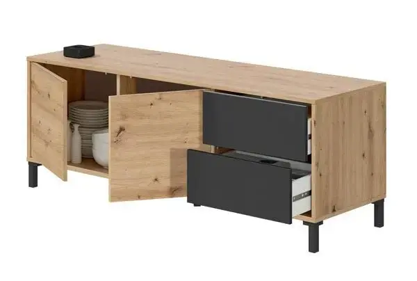 Mobile Basso Tv 2A+2C 130X41X47H Ra - Image 2