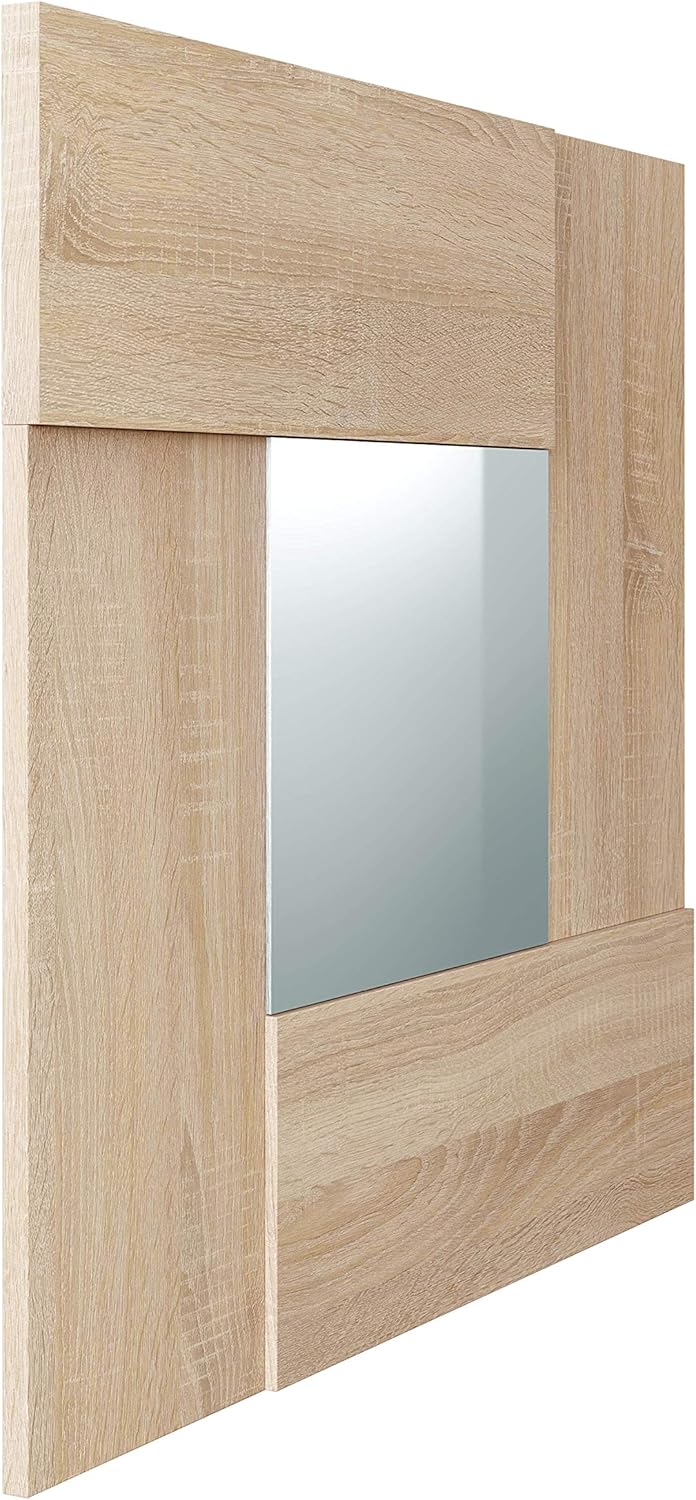 Mobile Ingresso con Cassetto e Specchio Oxys Rovere e Ossido - Image 4
