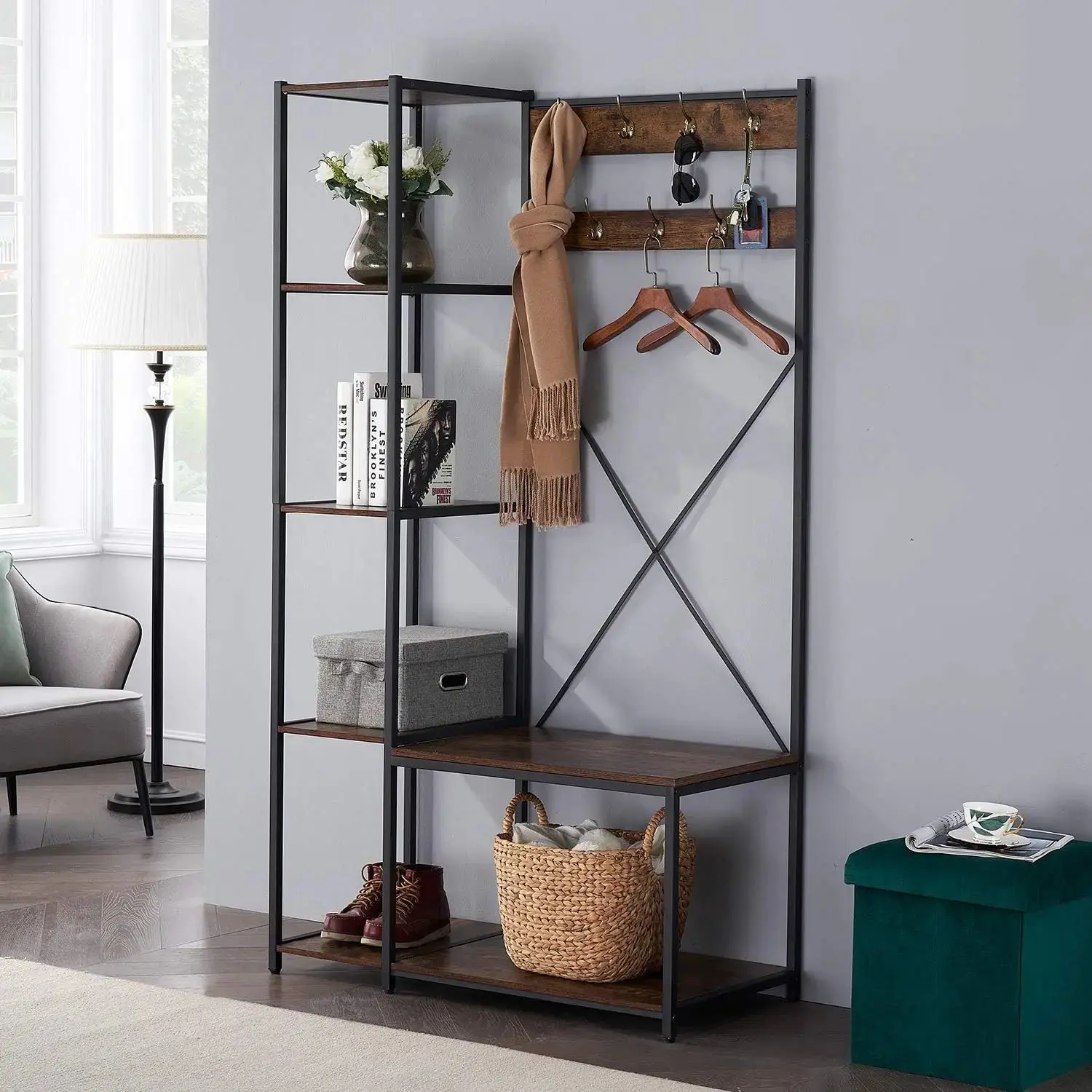 Mobile ingresso industrial 110x40x180h