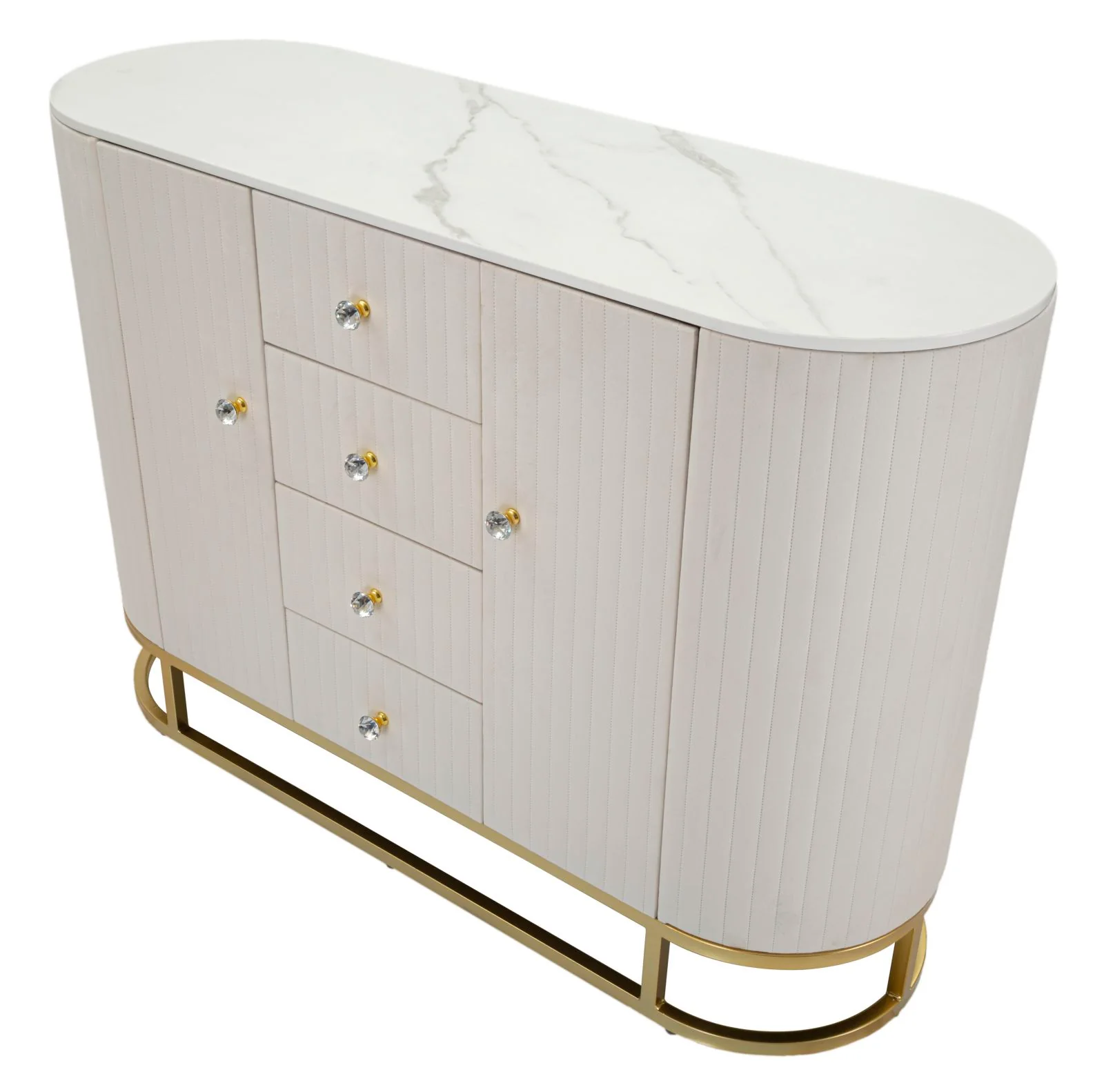 Mobile Crema Montpellier 120x40x85 cm con Design Elegante e Funzionalità Superiore - Image 4