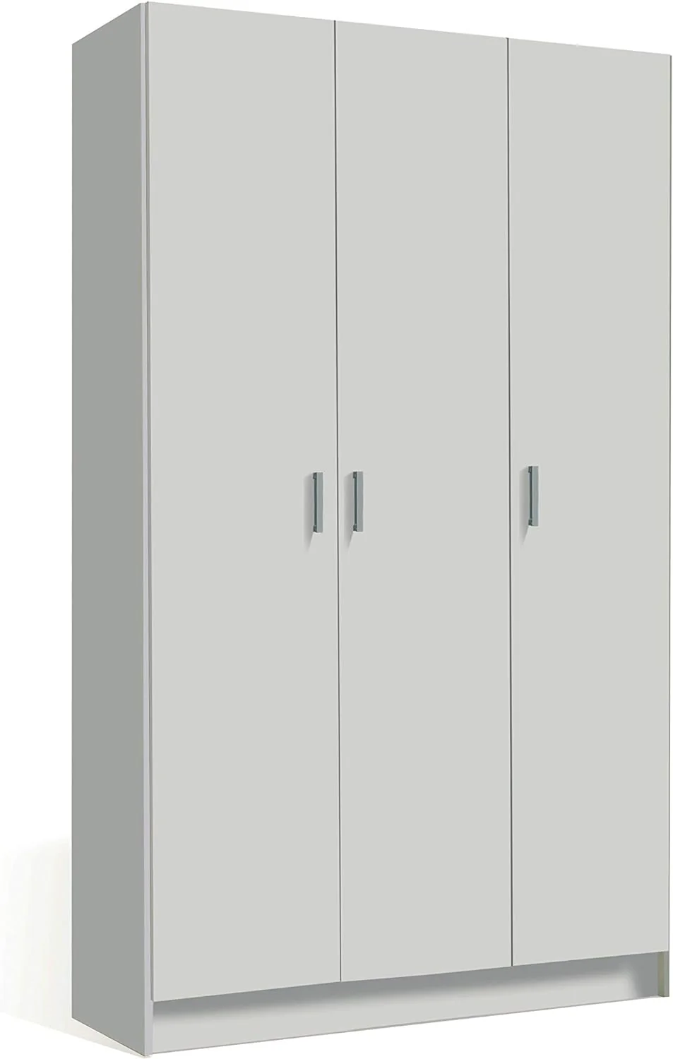 Guardaroba Portascope 3 Ante L109xH180xP37 in Melaminico Bianco - Image 5